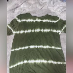 short sleeve green shirt